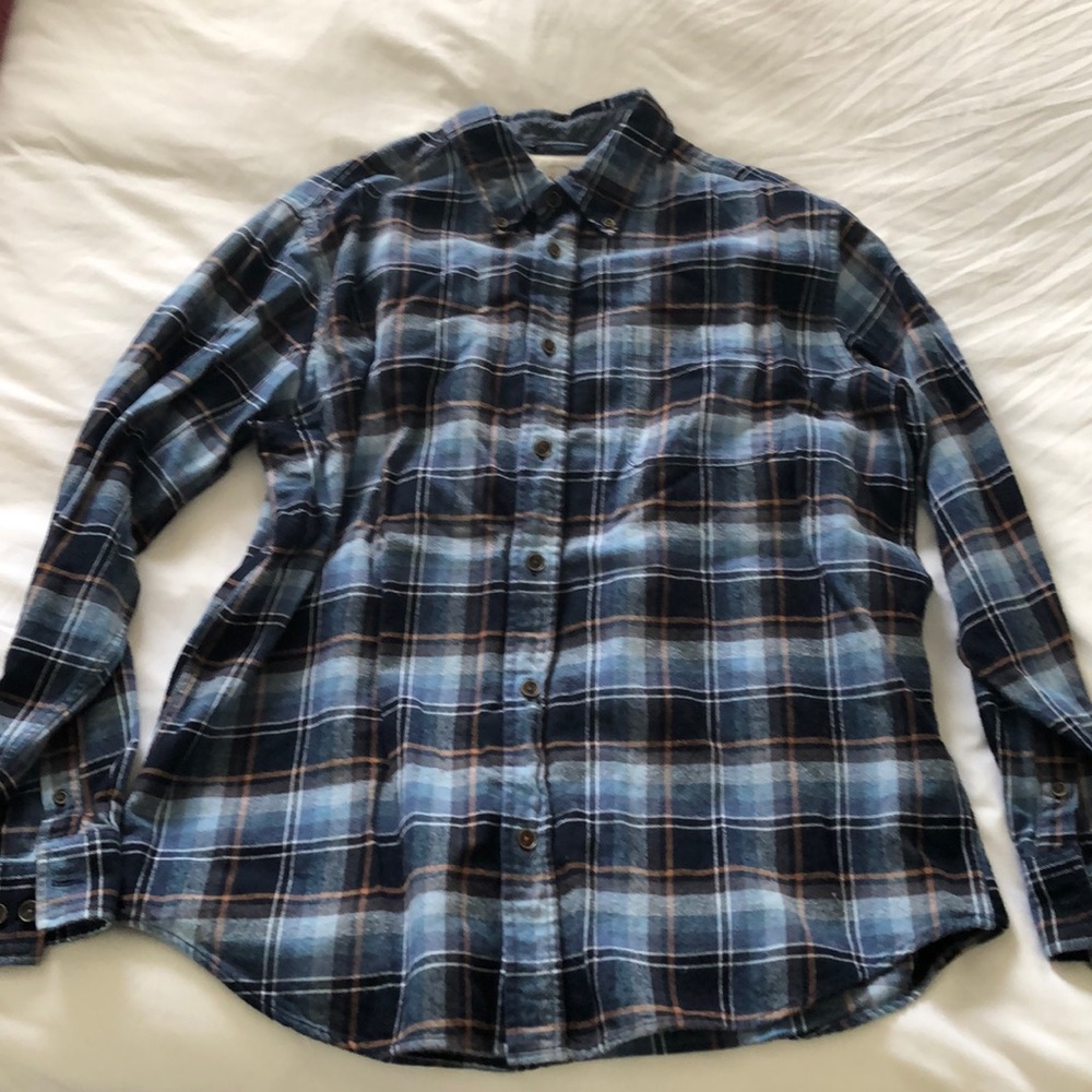 Large weatherproof Long sleeve flannel